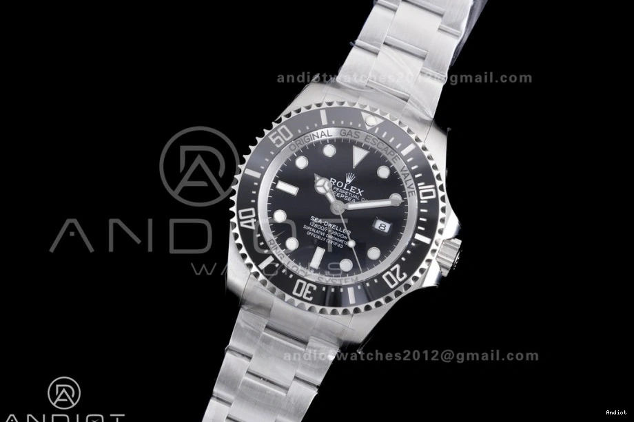 SS 904L and Sea-Dweller C+F Case Bracelet Edition 126660 1:1 Ceramic Black VR3235 Best 0206
